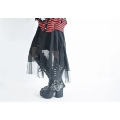 ACDC RAG Lace Layered Long Skirt Clearance