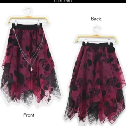ACDC RAG Skull Long Skirt Sale