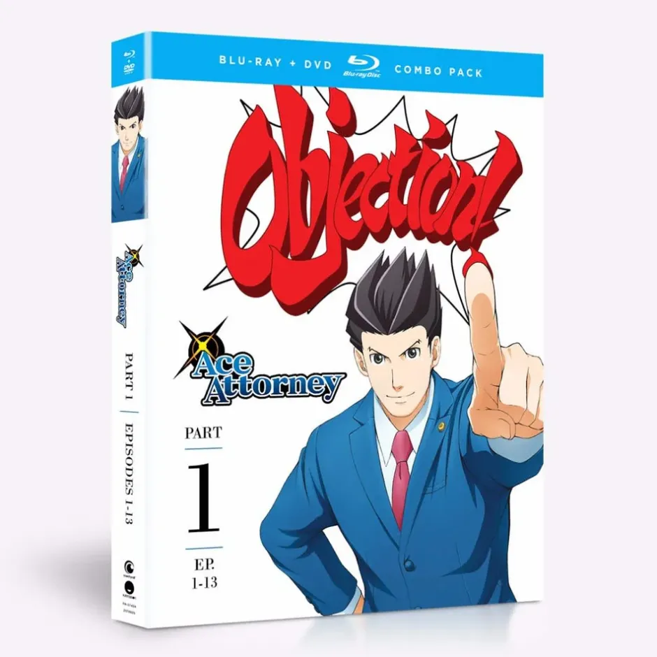 Anime Dvd/Blu-Ray>Ace Attorney: Part 1 Blu-ray/DVD Combo Pack