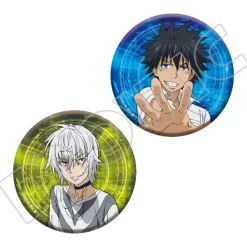 Collectable Toys>A Certain Magical Index Ⅲ Toma & Accelerator Pin Badge Set