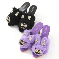Footwear>Ahcahcum Rabbit Mules