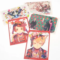 Postcards>Akiakane Postcard Set: Red