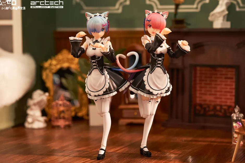 Action Figures>Arctech Series Re:ZERO -Starting Life in Another World- Ram & Rem Set 1/8 Scale Action Figure
