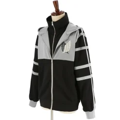 Jackets & Hoodies>Attack on Titan New 3D Maneuver Gear Hoodie (Men's Free)