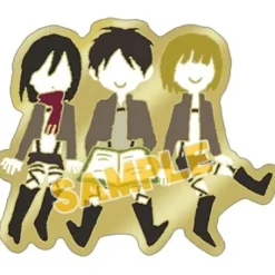 Attack on Titan Yuru Palette Ver. Pin Badge Collection Sale