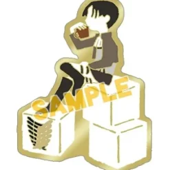 Attack on Titan Yuru Palette Ver. Pin Badge Collection Sale