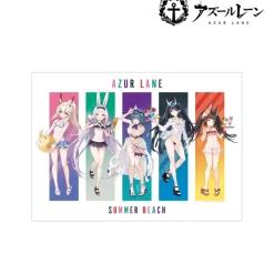 Azur Lane A3-Size Matte Effect Poster Group: Swimsuit Ver. Hot