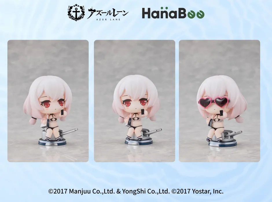 Nendoroid & Mini Figures>Azur Lane Swimsuit Chibi Figure Vol. 2 Set of 3
