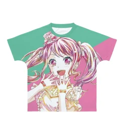 Tops>BanG Dream! Girls Band Party! Aya Maruyama Ani-Art Unisex Full Graphic T-Shirt Vol. 4