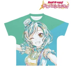 BanG Dream! Girls Band Party! Hina Hikawa Ani-Art Unisex Full Graphic T-Shirt Vol. 4 Best