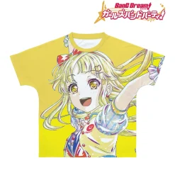 Tops>BanG Dream! Girls Band Party! Kokoro Tsurumaki Ani-Art Unisex Full Graphic T-Shirt Vol. 4
