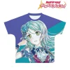 Tops>BanG Dream! Girls Band Party! Sayo Hikawa Ani-Art Unisex Full Graphic T-Shirt Vol. 4
