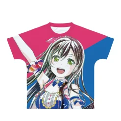 BanG Dream! Girls Band Party! Tae Hanazono Ani-Art Unisex Full Graphic T-Shirt Vol. 4 New