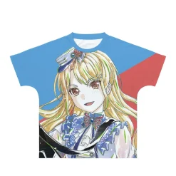 Tops>BanG Dream! Girls Band Party! Toko Kirigaya Ani-Art Unisex Full Graphic T-Shirt Vol. 4