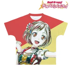 BanG Dream! Girls Band Party! Tsugumi Hazawa Ani-Art Unisex Full Graphic T-Shirt Vol. 4 Sale