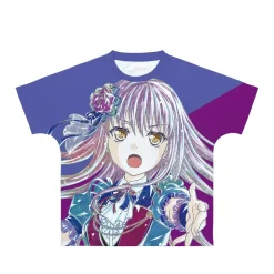 BanG Dream! Girls Band Party! Yukina Minato Ani-Art Unisex Full Graphic T-Shirt Vol. 4 Clearance