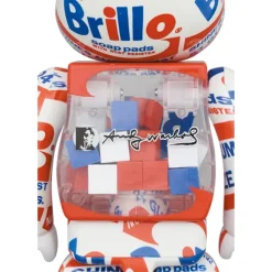 BE＠RBRICK Andy Warhol Brillo 2022 100％ & 400％ Online