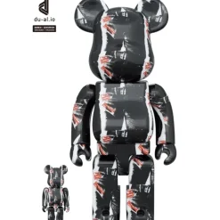 Be@Rbrick>BE＠RBRICK Andy Warhol x The Rolling Stones Sticky Fingers 100％ & 400％ Set