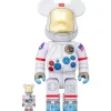 Be@Rbrick>BE@RBRICK Apollo17 Astronaut 100％ & 400％
