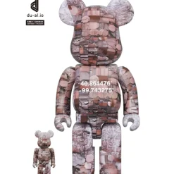 Be@Rbrick>BE＠RBRICK Benjamin Grant Overview Nebraska 100％ & 400％ Set