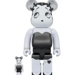 BE@RBRICK Betty Boop: Black & White Ver. 100% & 400% Sale