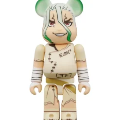 BE@RBRICK Dr. Stone Senku Ishigami & Gen Asagiri 100% 2-Pack Set Hot