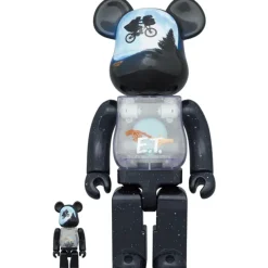 Be@Rbrick>BE＠RBRICK E.T.: Light Up Ver. 100％ & 400％