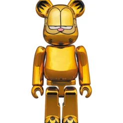Be@Rbrick>BE@RBRICK Garfield: Gold Chrome Ver. 100% & 400%