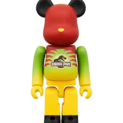 Be@Rbrick>BE@RBRICK Jurassic Park Green & Yellow Ver. 100％ & 400％