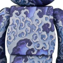 BE@RBRICK Katsushika Hokusai Uemachi Festival Stall Ceiling Painting: Onami 100% & 400% Discount
