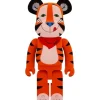 Be@Rbrick>BE@RBRICK Kellogg's Tony the Tiger: Vintage Flocky Ver. 1000％