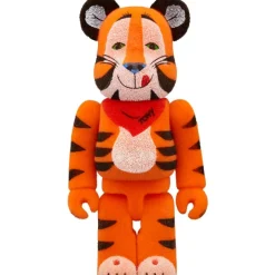 Be@Rbrick>BE@RBRICK Kellogg's Tony the Tiger: Vintage Flocky Ver. 100％ & 400％