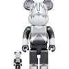 BE＠RBRICK KISS Spaceman: Chrome Ver. 100％ & 400％ Best