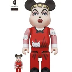 Be@Rbrick>BE＠RBRICK Kuniyoshi Kaneko Neko ga Suki 100％ & 400％