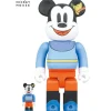 Be@Rbrick>BE＠RBRICK Mickey Mouse Brave Little Tailor 100％ & 400％