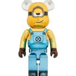 BE＠RBRICK Minions Fever Stuart: Chrome Ver. 1000％ Hot