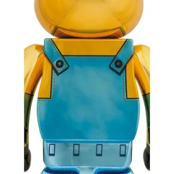 BE＠RBRICK Minions Fever Stuart: Chrome Ver. 1000％ Hot
