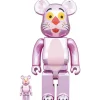BE＠RBRICK Pink Panther: Chrome Ver. 100％ & 400％ Online