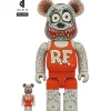 Be@Rbrick>BE＠RBRICK Rat Fink: Gray Ver. 100％ & 400％