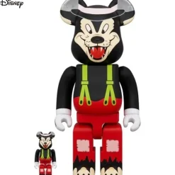 Be@Rbrick>BE@RBRICK Silly Symphony The Big Bad Wolf 100％ & 400％