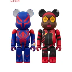 Be@Rbrick>BE@RBRICK Spider-Man: Across the Spider-Verse Spider-Man 2099 & Spider-Woman 100% 2-Pack Set