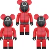 Be@Rbrick>BE＠RBRICK Squid Game Guard ○/△/□ 100% & 400%