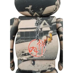 BE@RBRICK Tokyo National Museum Utagawa Hiroshige Tokaido Gojusan Tsugi Kambara 100% & 400% Sale
