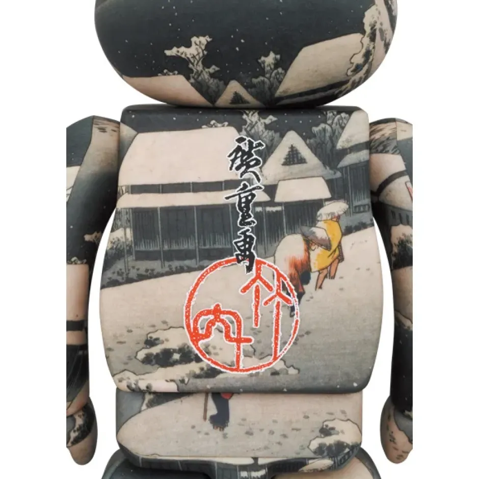 BE@RBRICK Tokyo National Museum Utagawa Hiroshige Tokaido Gojusan Tsugi Kambara 100% & 400% Sale