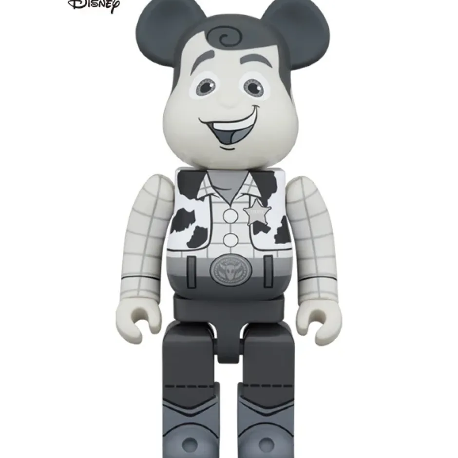 Be@Rbrick>BE@RBRICK Woody: Black & White Ver. 1000%
