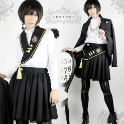 Black MiQuri 2-Way Sash Military Skirt Online