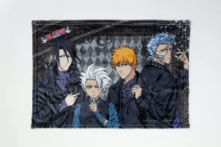 Blankets>Bleach Black & Rock Fluffy Blanket
