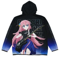 Bocchi the Rock! Hitori Gotoh Full Graphic Dry Hoodie Playing the Guitar Ver. Hot
