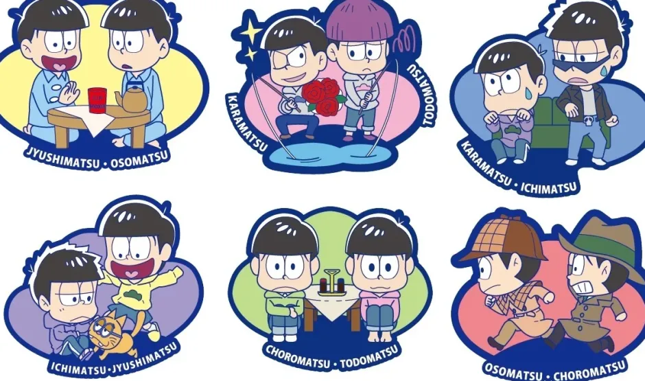 Buddy Colle Osomatsu-san We Are Brothers Trading Rubber Straps Best