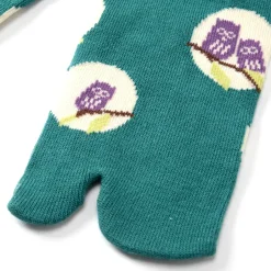 Buden Nagomi Modern Women's Tabi Socks - Owl